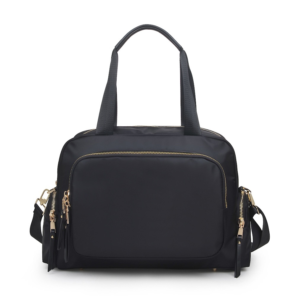 Sol and Selene Streetside Satchel in Black Nylon